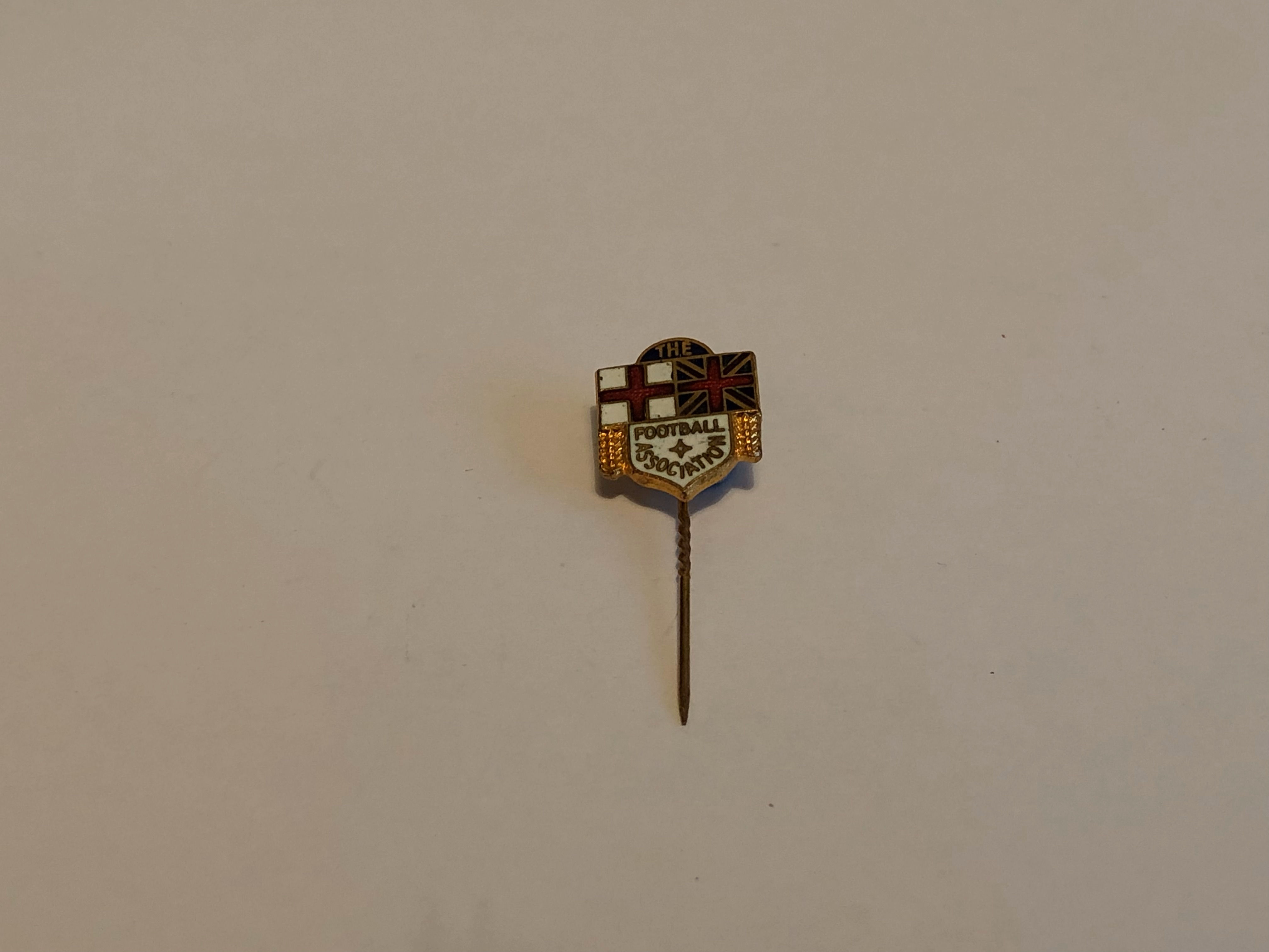 Vintage Football Association Stick Pin Enamel Badge