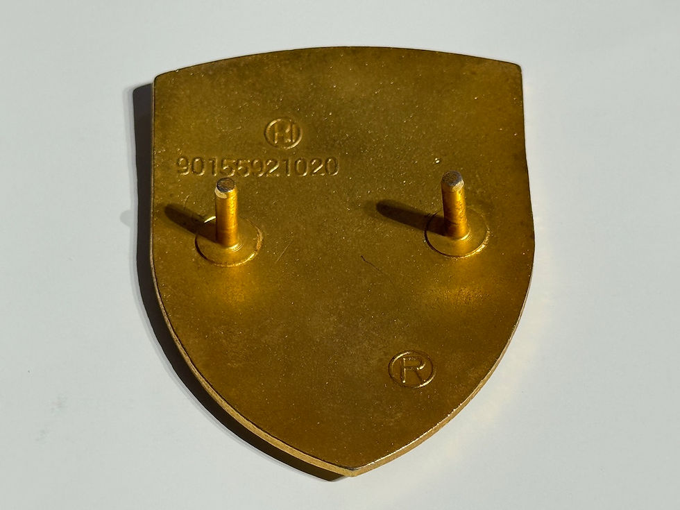 Porsche (911 924 928 964) Enamel Bonnet Badge