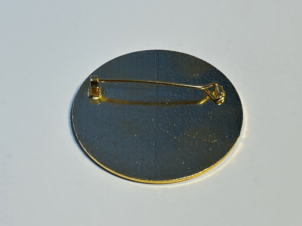 Large Chelsea F.C 1997 F.A. Cup Winners Enamel Badge Back