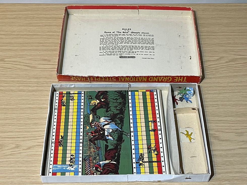 Thumbnail: 1930s Spear's Grand National Steeplechase Board Game Box