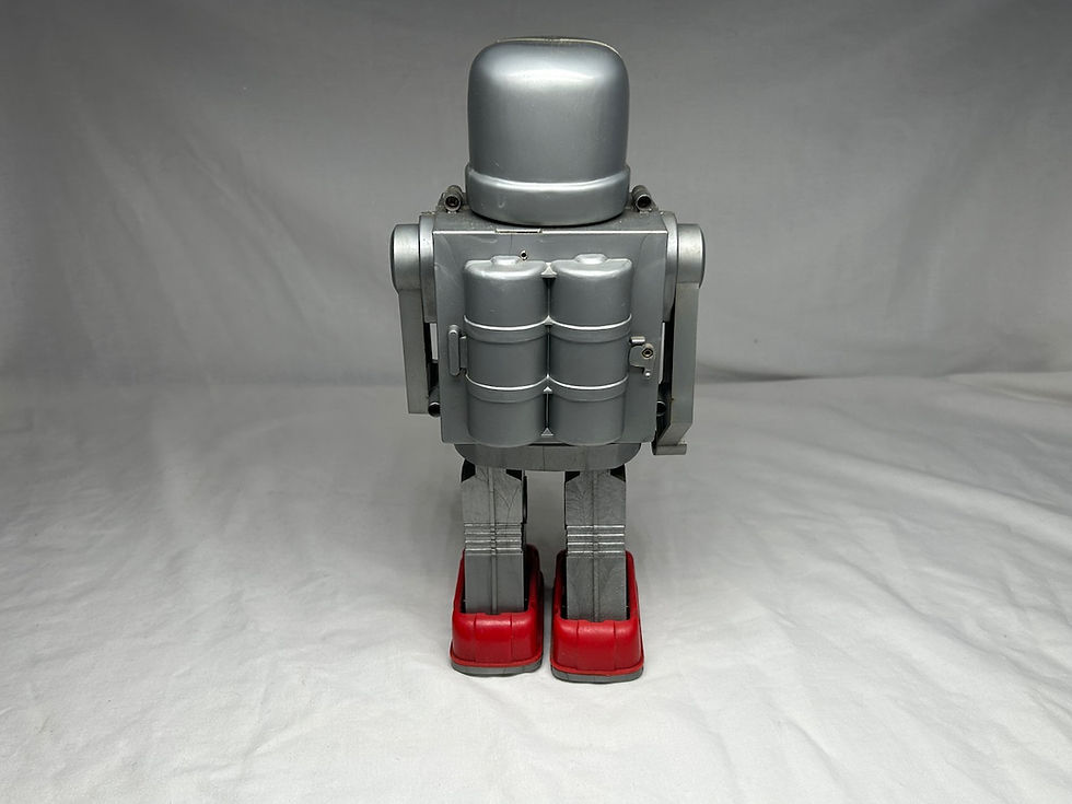Thumbnail: Vintage Dynamic Toys Battery Operated Star Robot Back