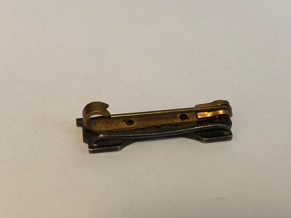 1938 Steward Enamel Badge / Ribbon Holder Back