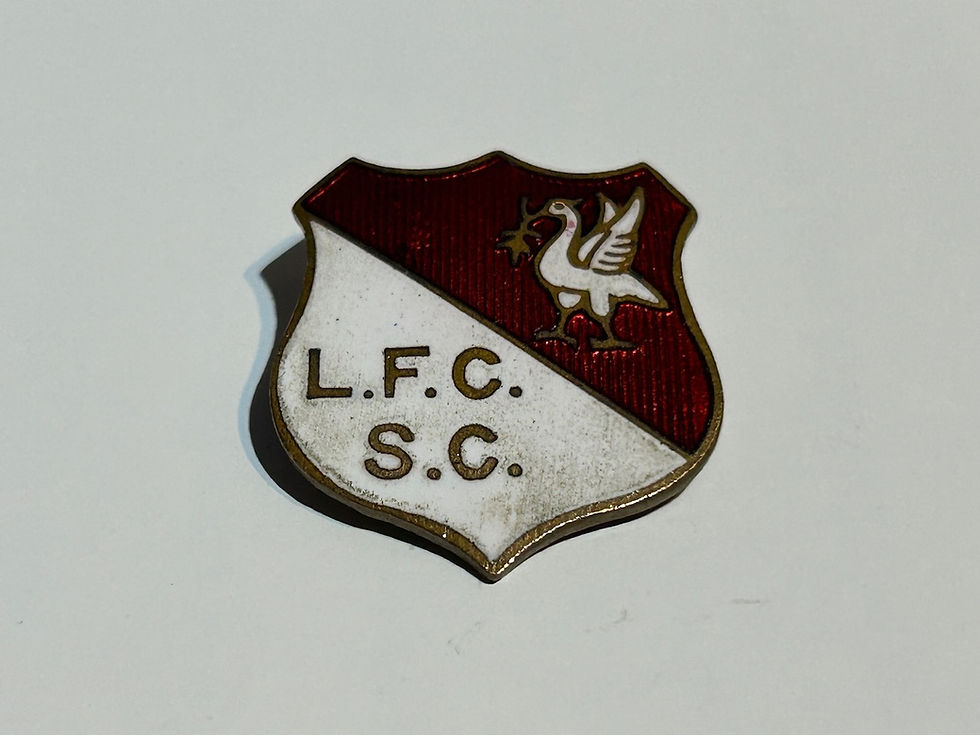 Vintage Liverpool Football Club Supporters Enamel Badge