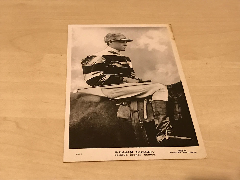 1910s/20s Beagle's Famous Jockey Series Postcard - William Huxley Front