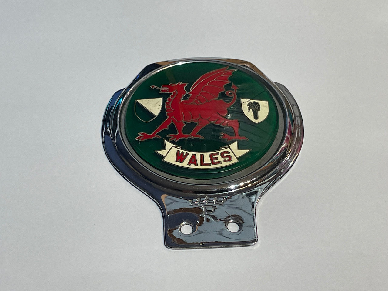 Vintage Wales Car Badge by Renamel
