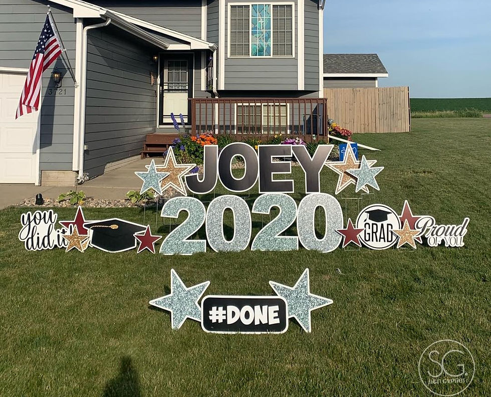 Graduation Yard Sign