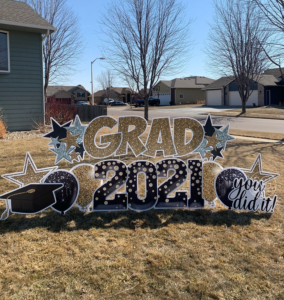 Graduation Yard Sign