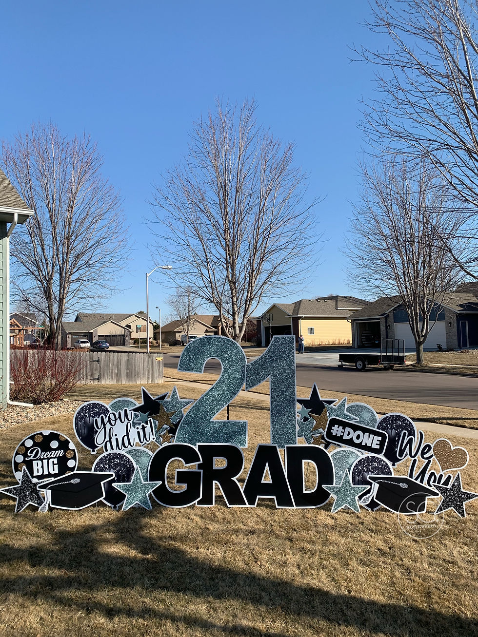 Graduation Yard Sign