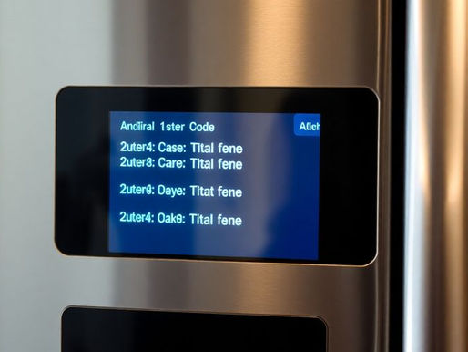 Understanding Admiral Refrigerator Error Codes: A Comprehensive Troubleshooting Guide