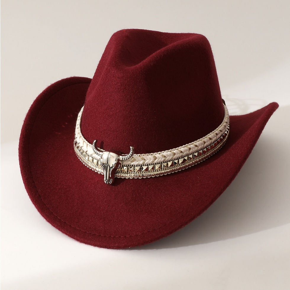 Miniature : Chapeau de Cowboy bohème.