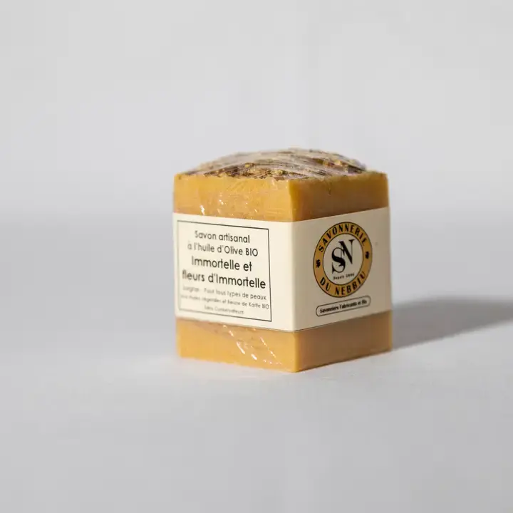 Miniature : Savon artisanal Tradition Immortelle - Fleurs d'Immortelle
