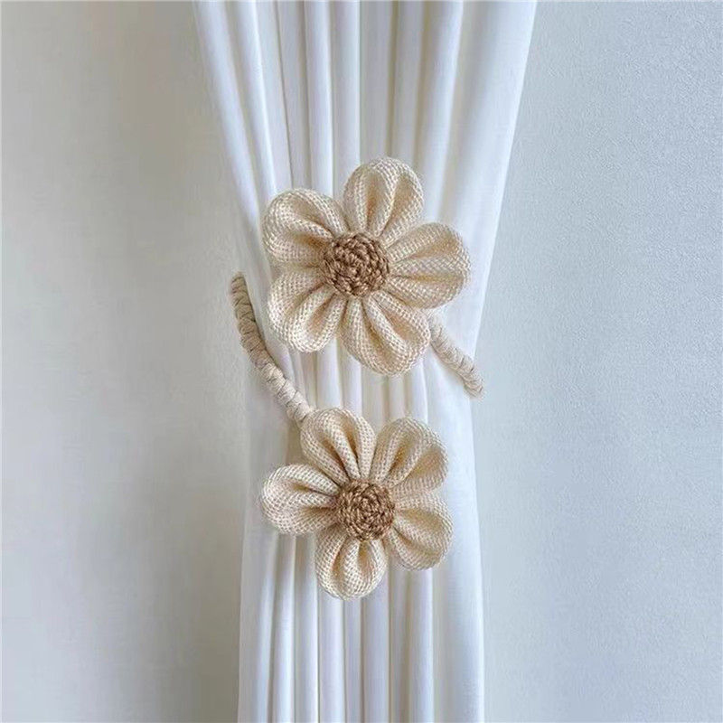 Miniature : Attaches  pour rideaux à fleurs, bohème.