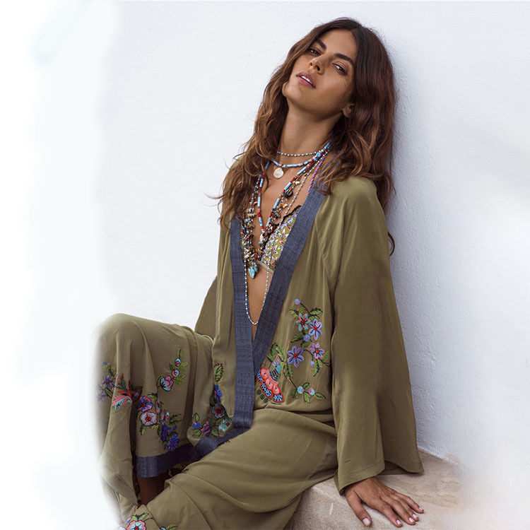 ROBE KIMONO BOHÈME ÉLÉGANCE