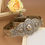 Miniature : Ceinture de robe vintage en métal.