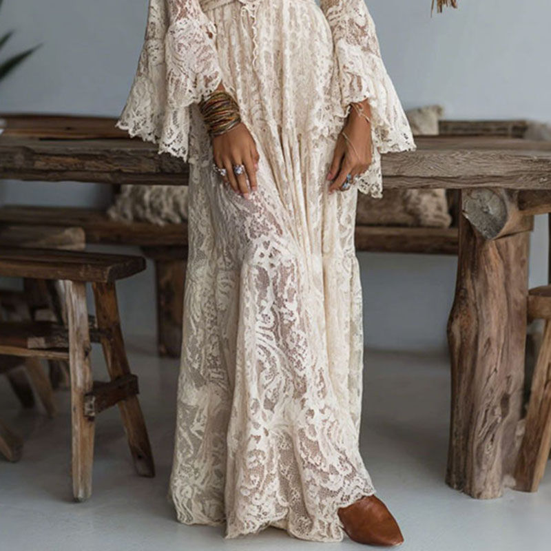 Miniature : ROBE BOHÈME BRODERIE ÉLÉGANCE