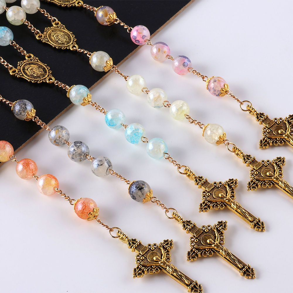 COLLIER CHAPELET MULTICOLORE