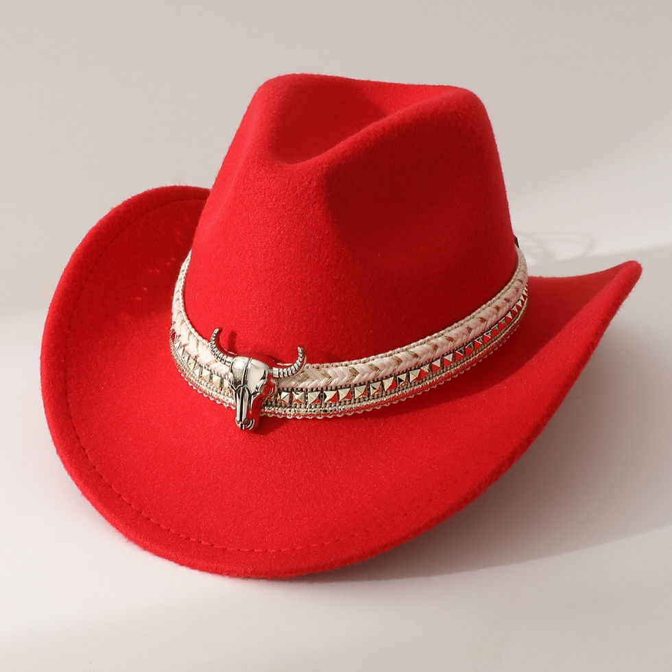 Miniature : Chapeau de Cowboy bohème.