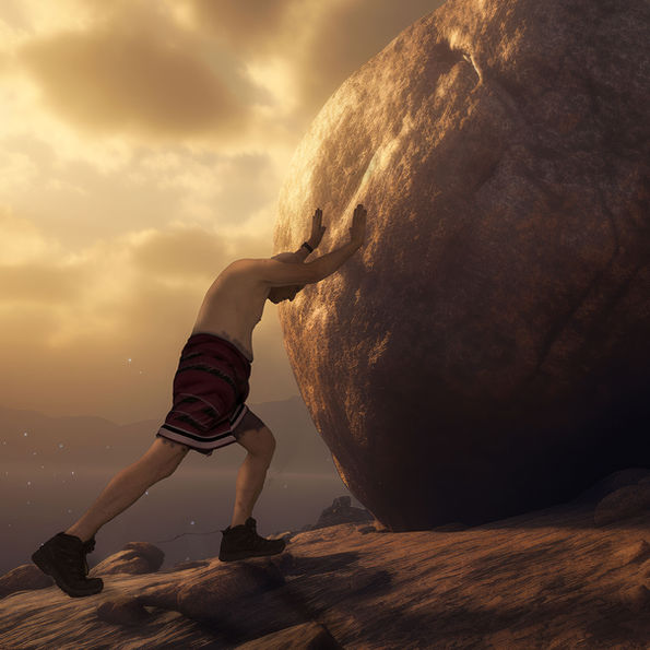 Modern Sisyphus | Photoshop