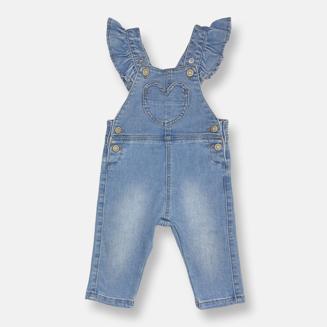 Fox & Finich Denim Overalls | Size 0