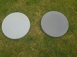 Round Paver 400 x 400 - plain and charco