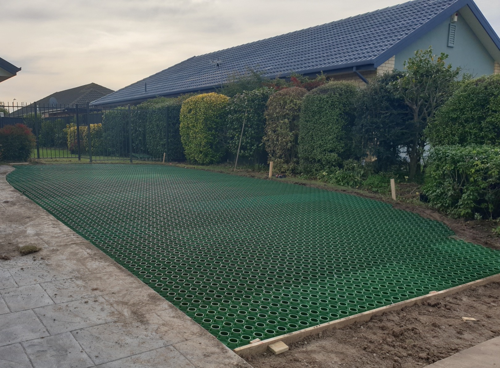 SurePave Grass Green Prior to topsoil an