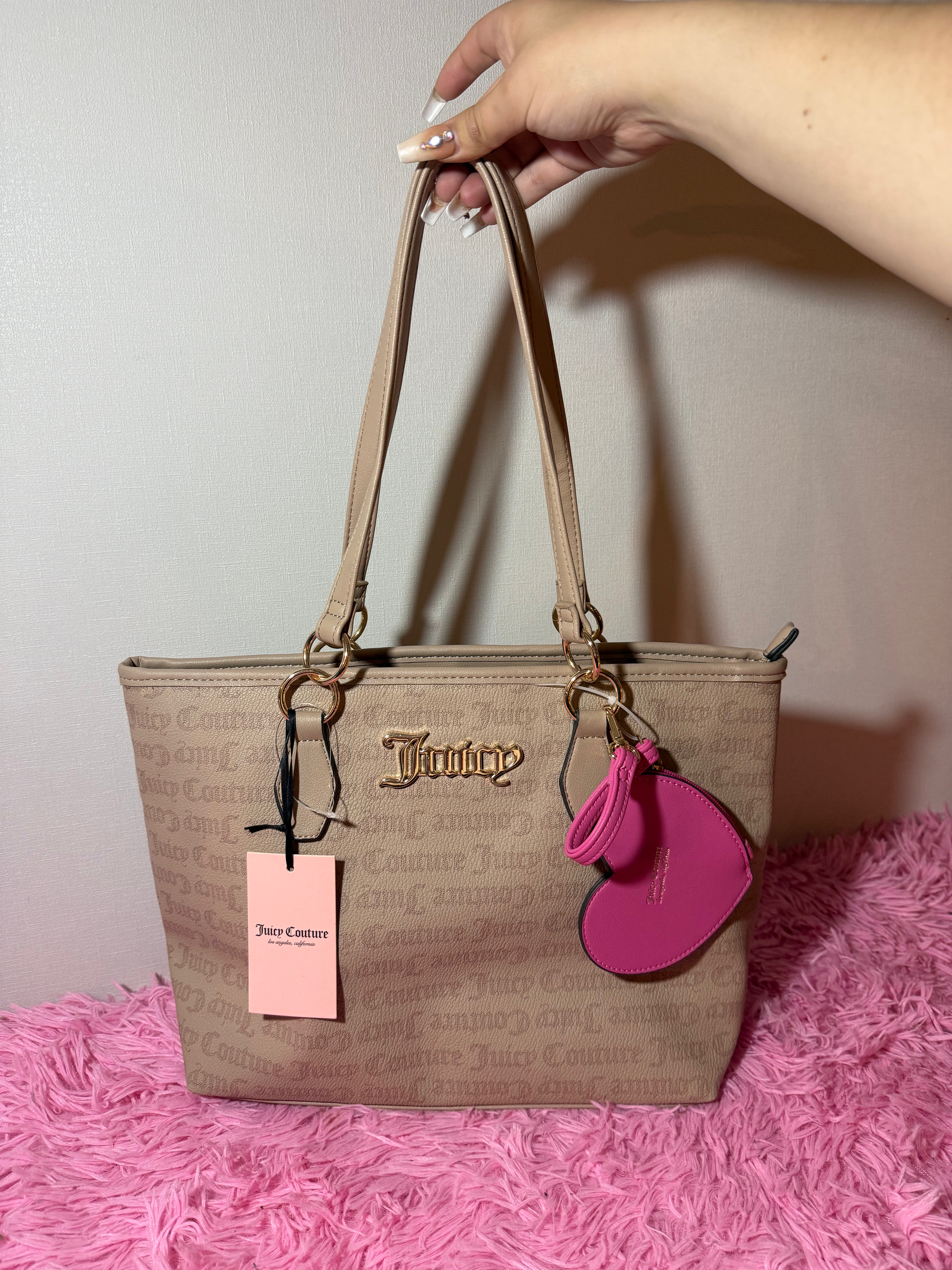 Tote Juicy café con monedero 