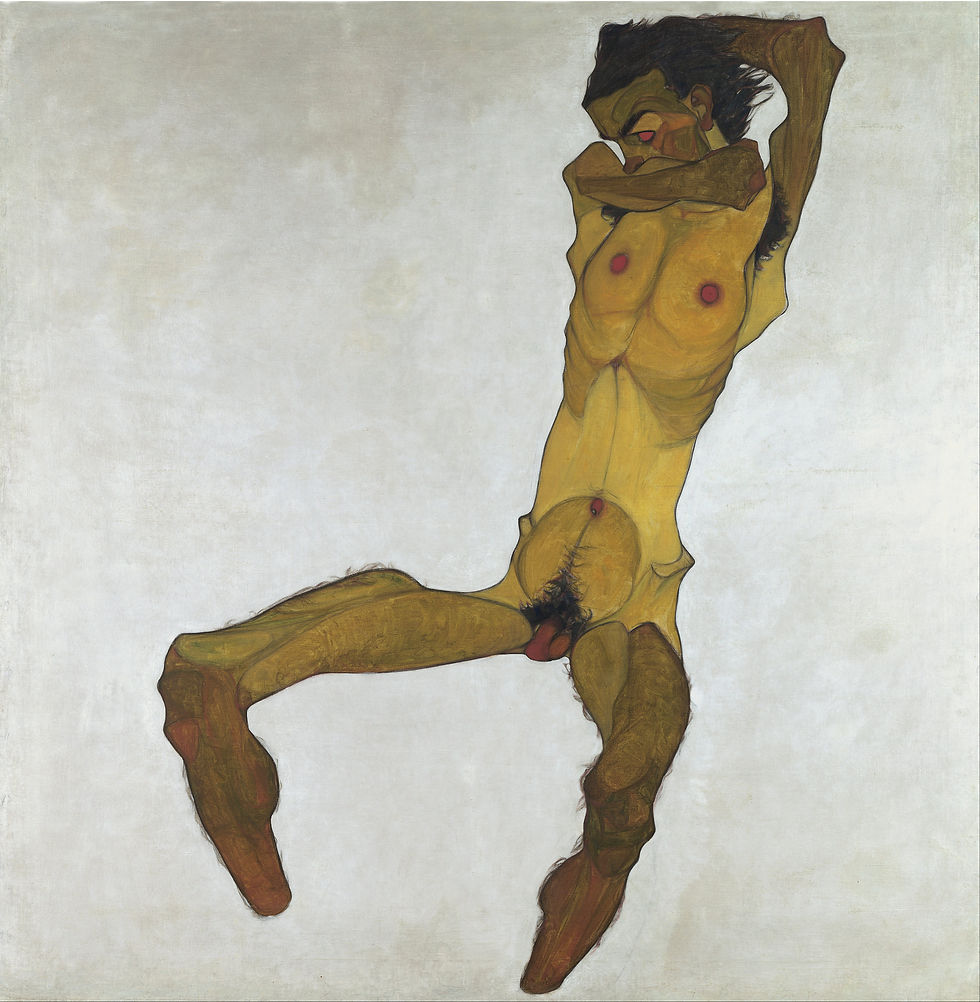 Egon Schiele's Self Portraits
