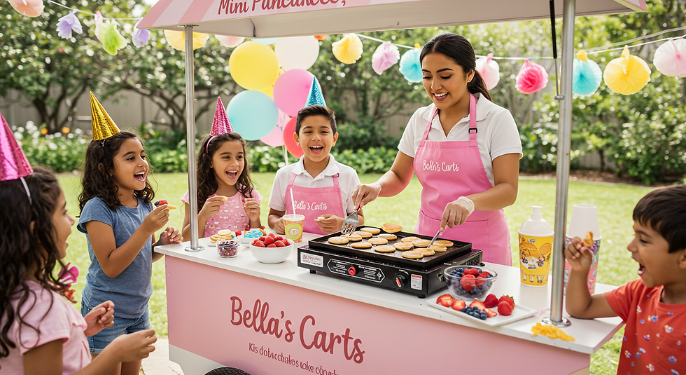Mini Pancake Catering for Kids Parties