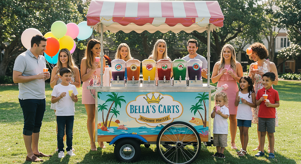 Themed slushie cart for parties