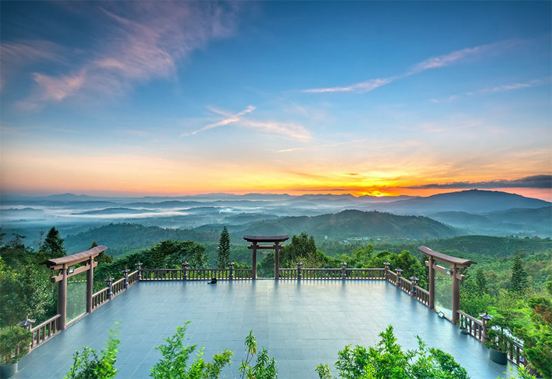 Khung cảnh của cổng trời 