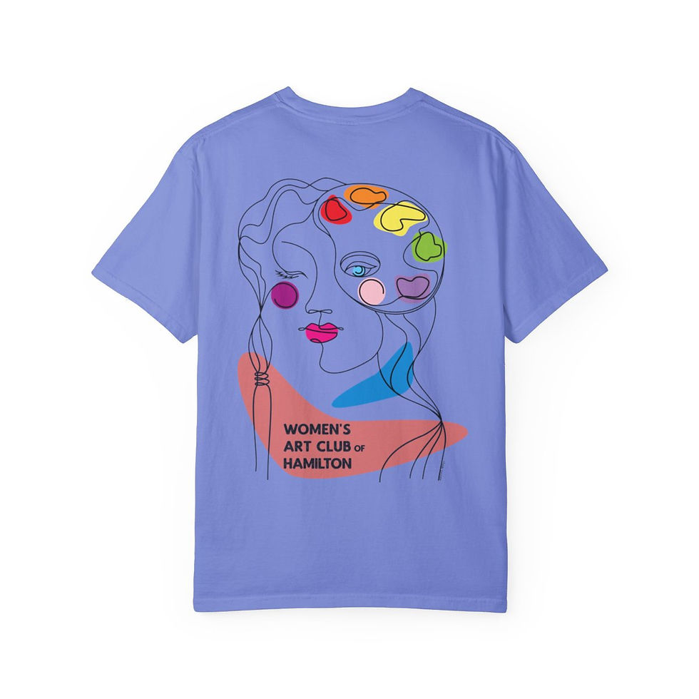 Thumbnail: Women's Art Club of Hamilton Garment-Dyed T-shirt