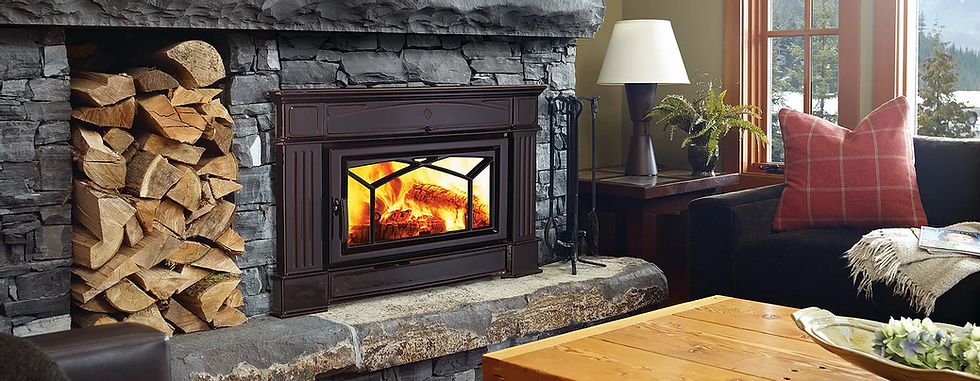 Ace Chimney Sells Premium Fireplace Inserts with Custom Stone Design