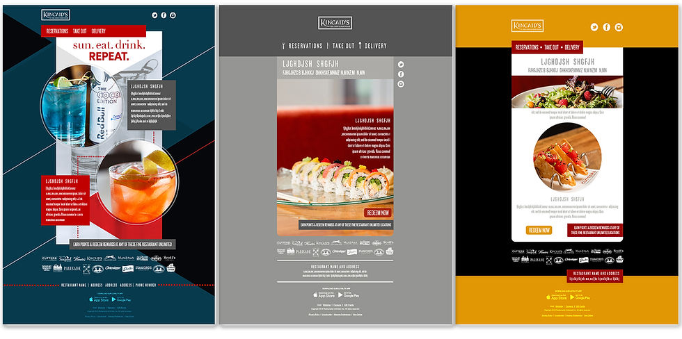 Email Template Comps