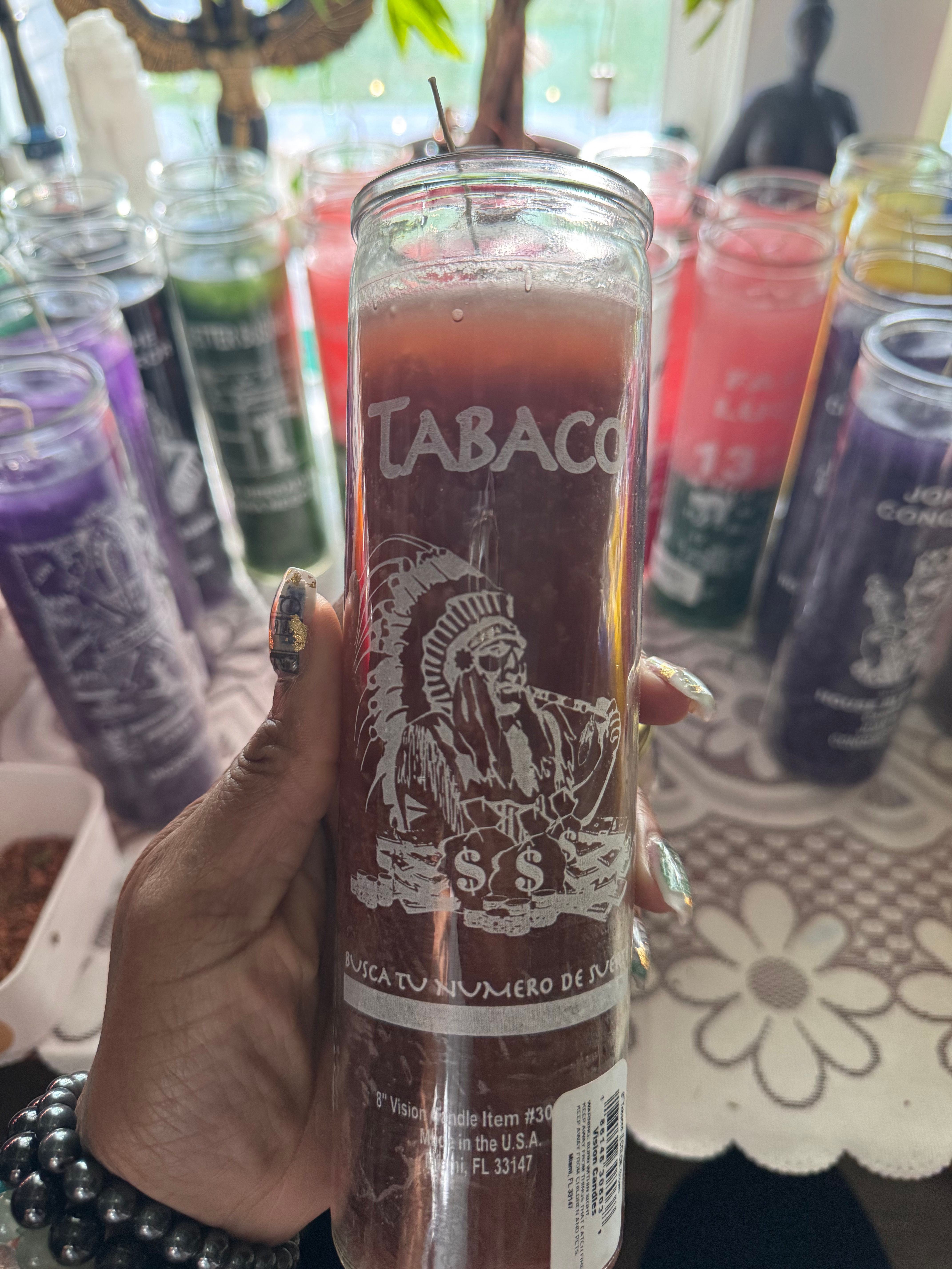 Tobacco Candle