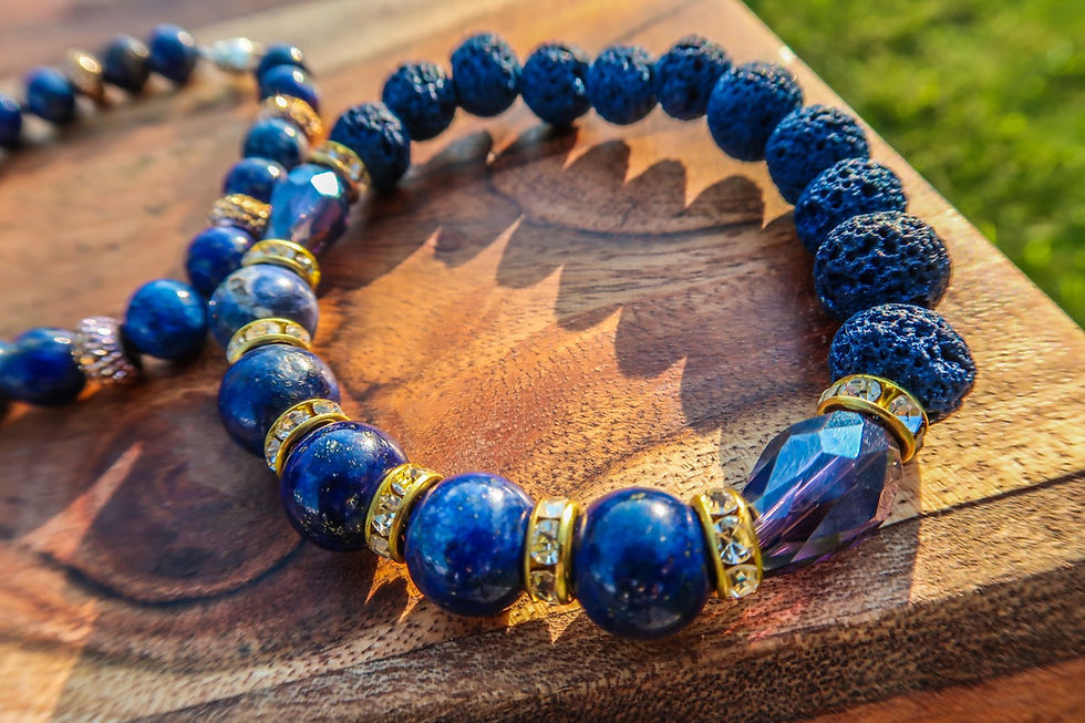 Thumbnail: Lapis Lazuli  /Jasper/ Tiger Eye set 
