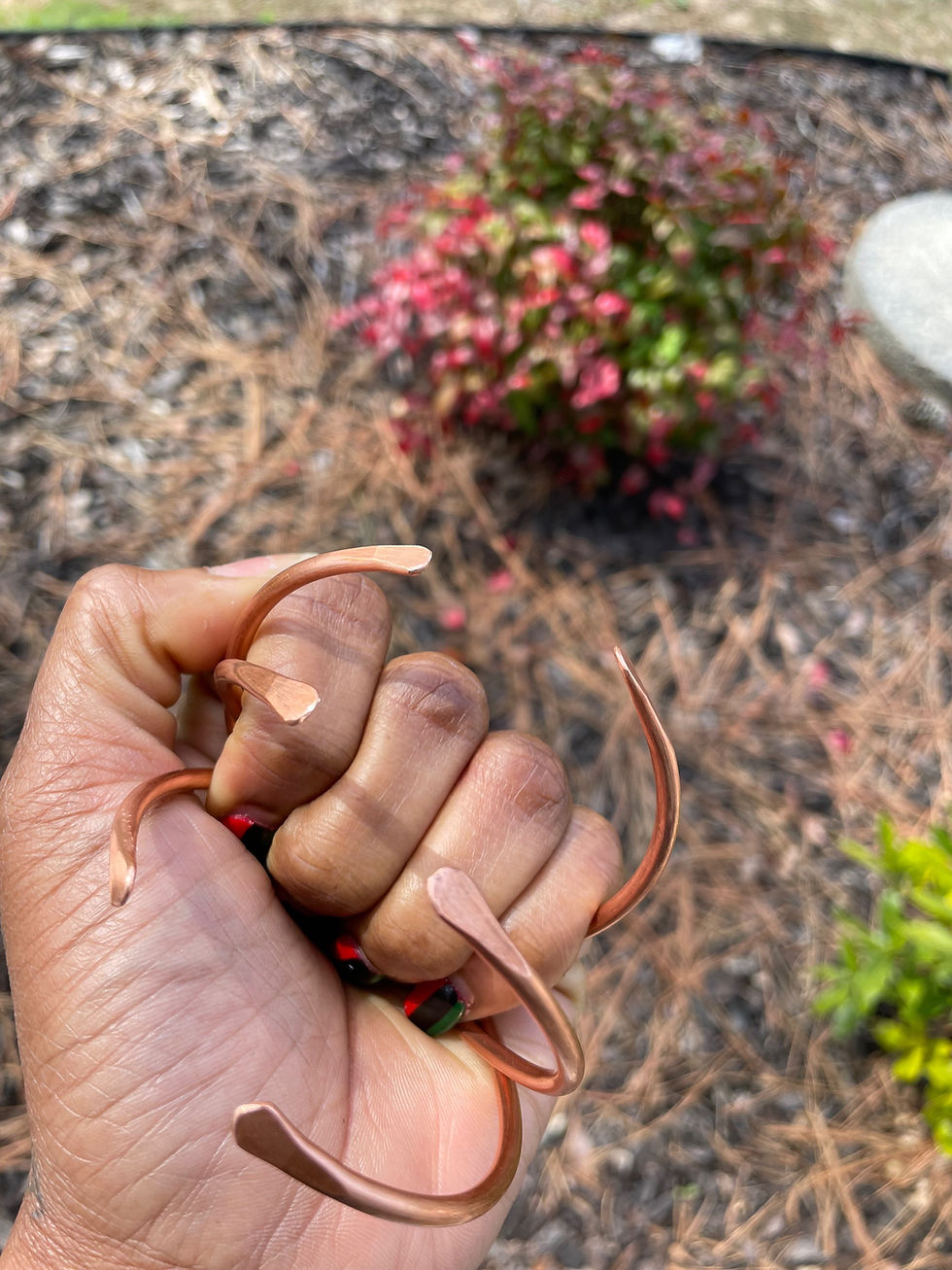 Thumbnail: Copper bangle 