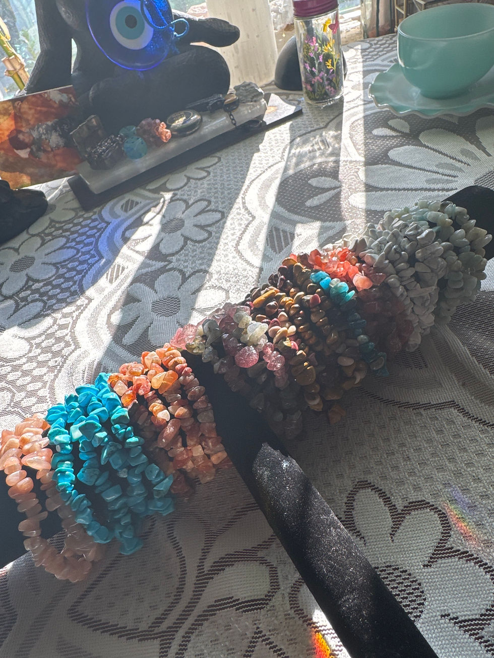 Thumbnail: Crystal Chip Bracelets 