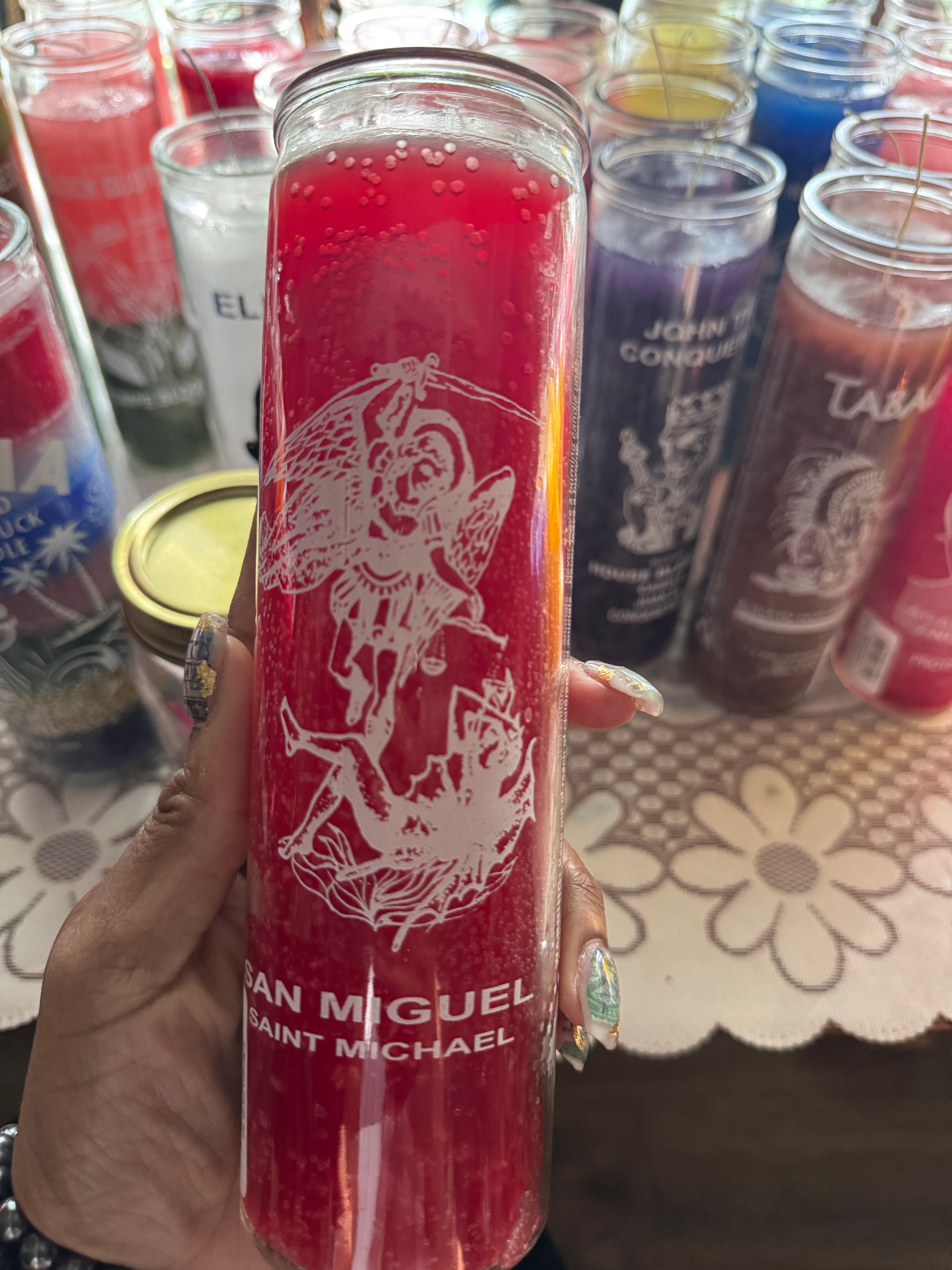 Saint Michael Candle