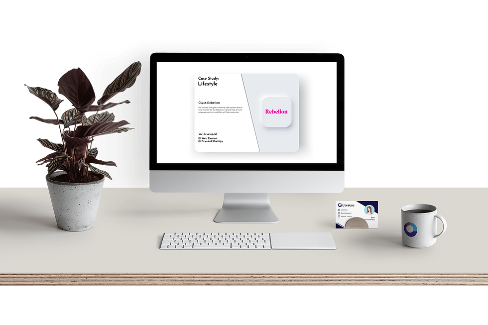 This image is related to the case study for The Rebellion. We created original web content.