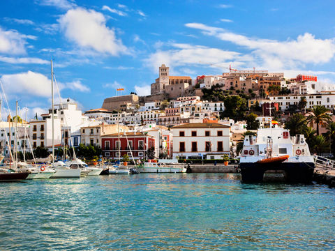 Hero Image of view of Ibiza related to the blog post "Hippies, raves and hidden coves: Why Ibiza is one of Europe's most enigmatic islands"