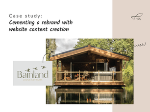 Hotel image related to the blog post: Case Study: Bainland - Travel Website Content Partnership for a Luxury Lodge Brand Targeting New Audiences.