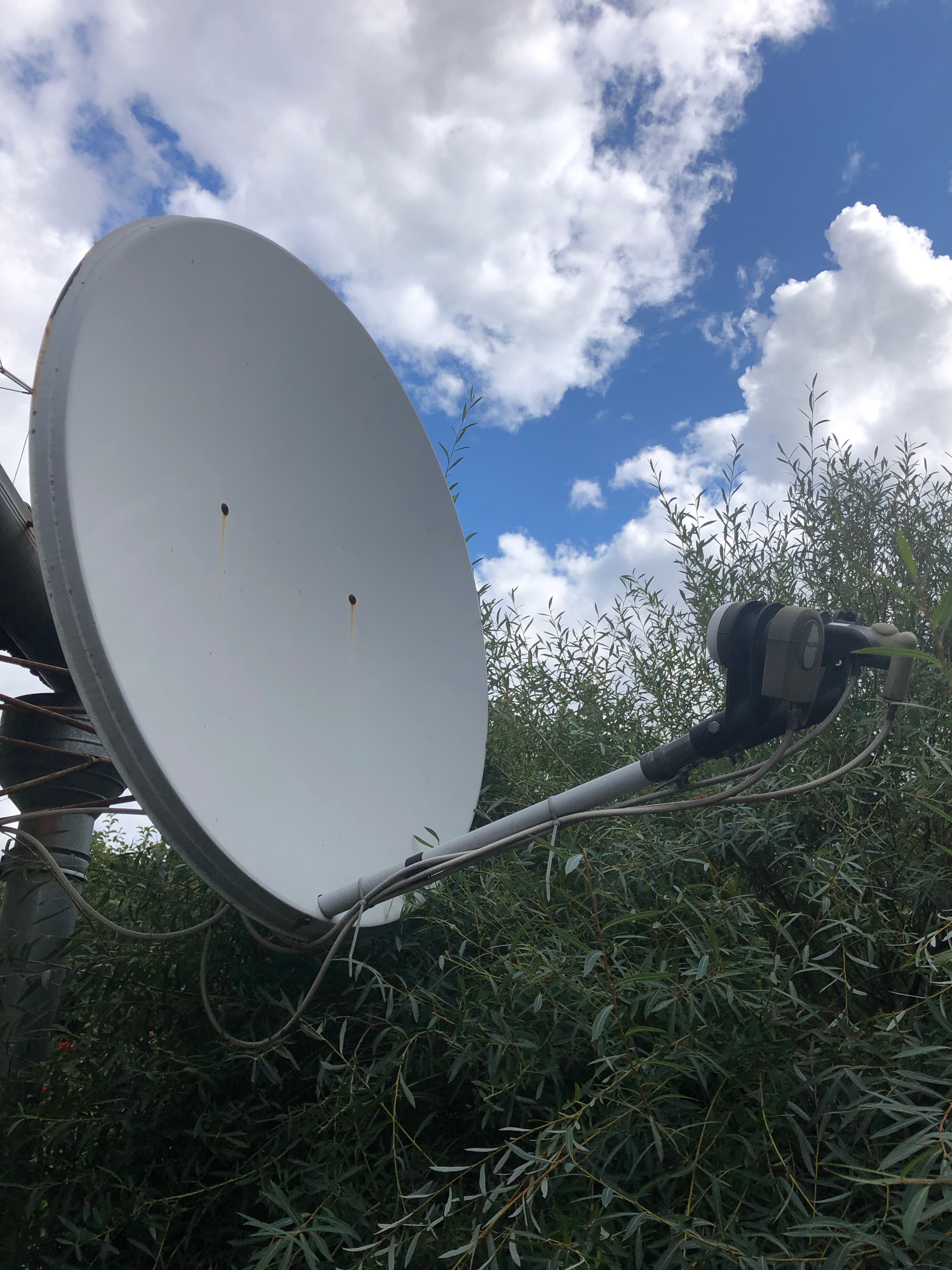 встановлення супутникових антен, установка, підключення