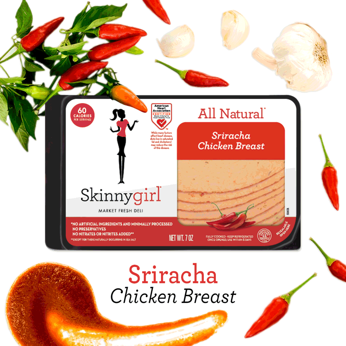 Skinnygirl Market Fresh Deli social media ad flavors and ingredients