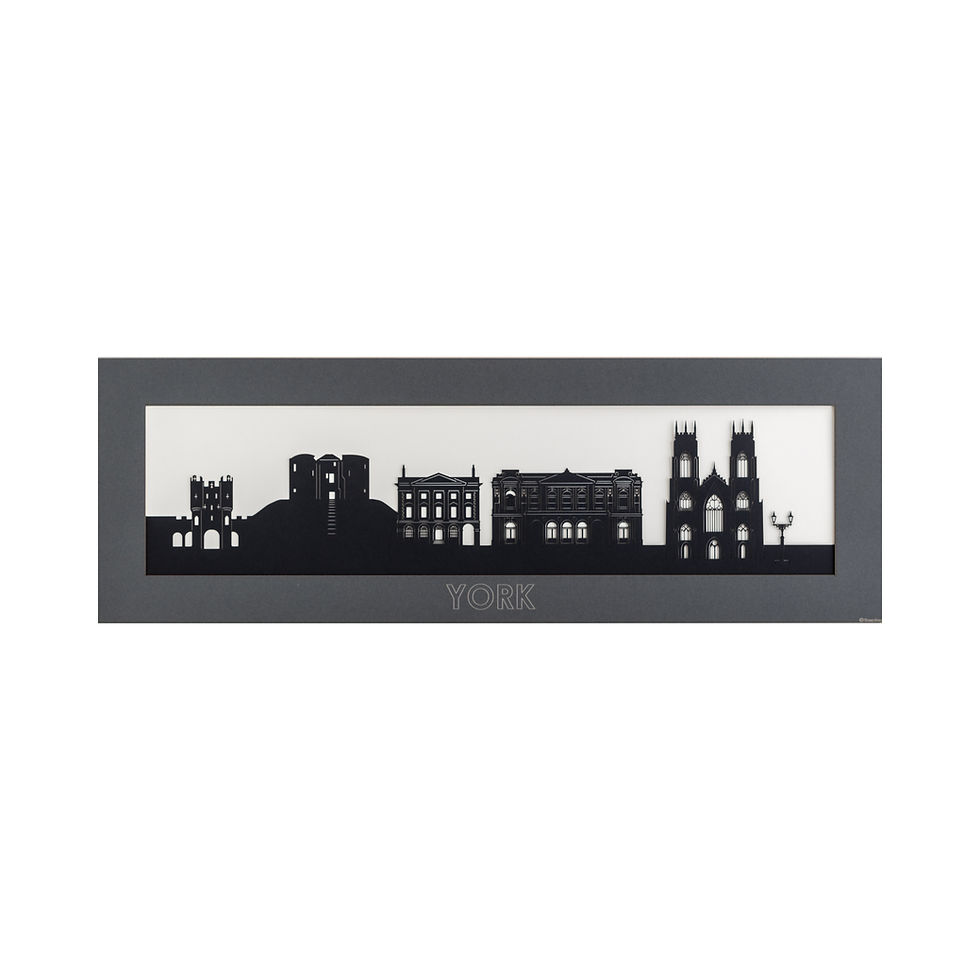 Thumbnail: York Skyline Papercut Print