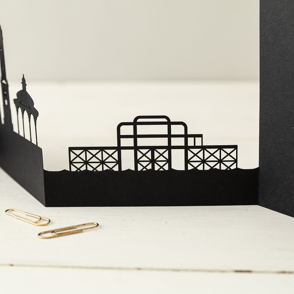 Thumbnail: Brighton 3D Skyline Card
