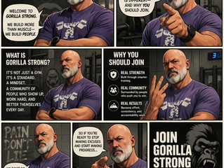 GORILLA STRONG: THIS ISN’T A GYM — IT’S A STANDARD