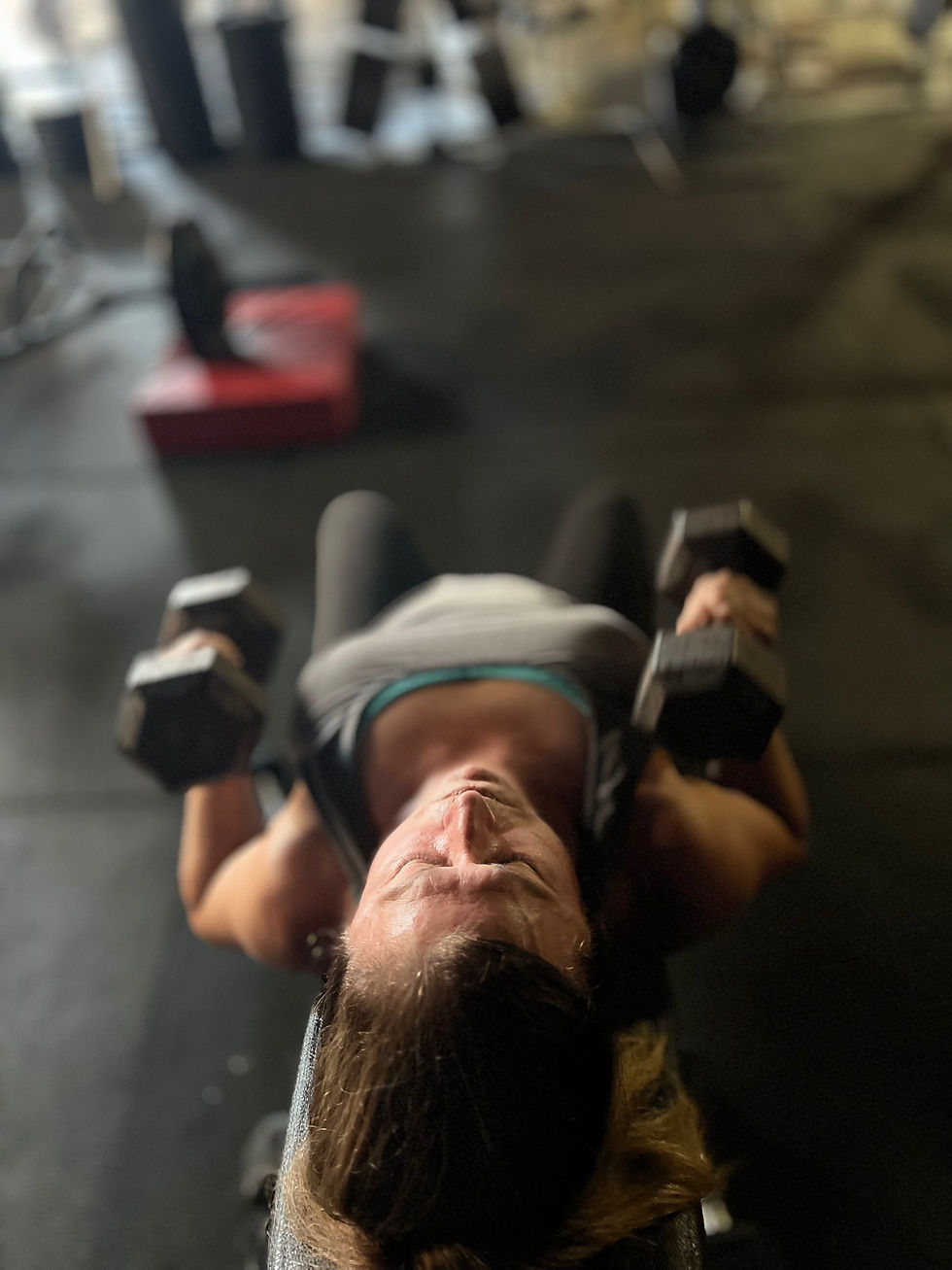 Close-up view of a workout plan on a gym floor