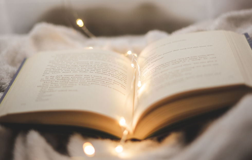 Book with lights