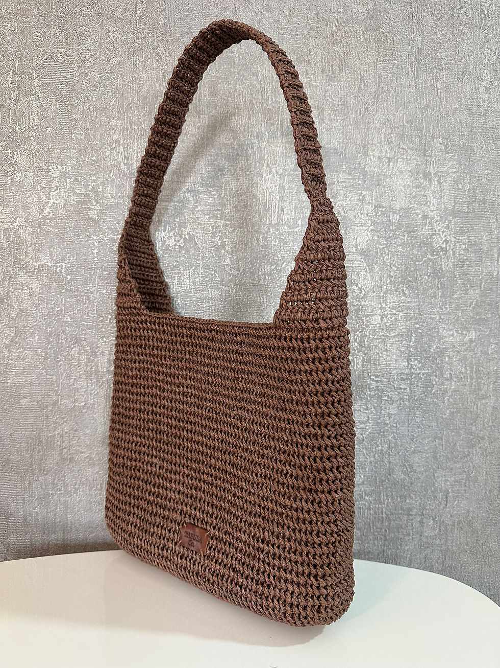 Küçük resim: Aura Serisi El Yapımı Omuz Çantası