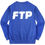 Thumbnail: FTP Pixel Logo CrewNeck RoyalBlue M